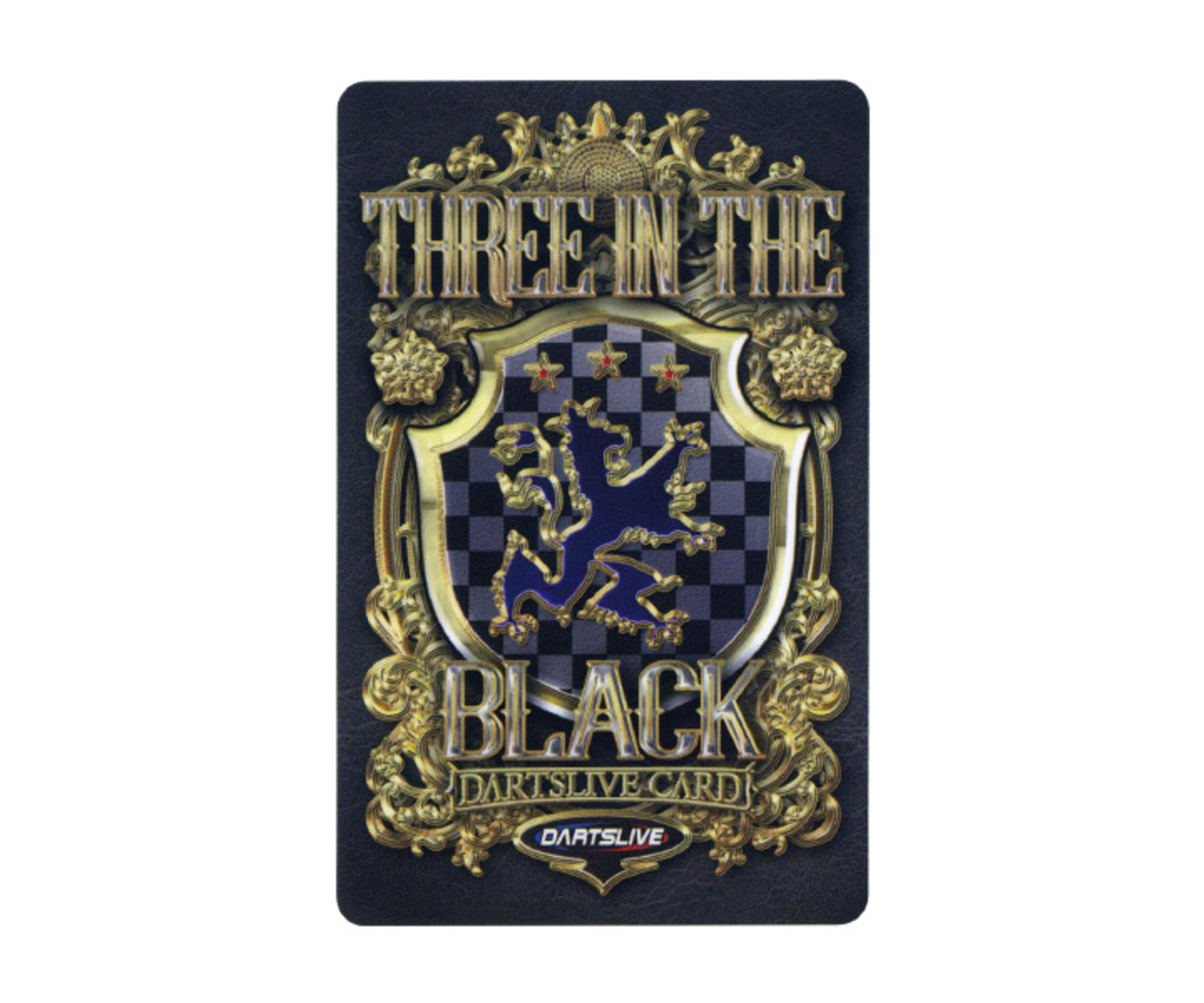 ダーツゲームカード【ダーツライブ】NO.1695 THREE IN THE BLACK