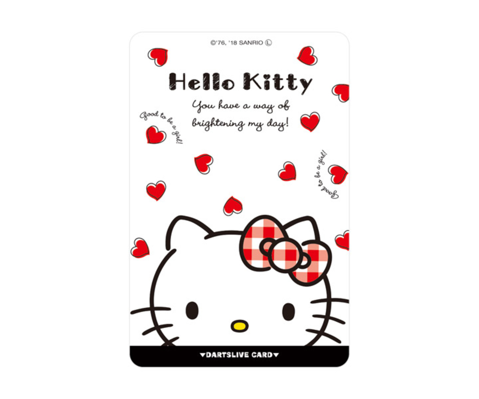 ゲームカード ダーツライブ ハローキティ ハート ホワイト ダーツ用品はエスダーツ 延べ70万人以上が利用しているダーツショップ