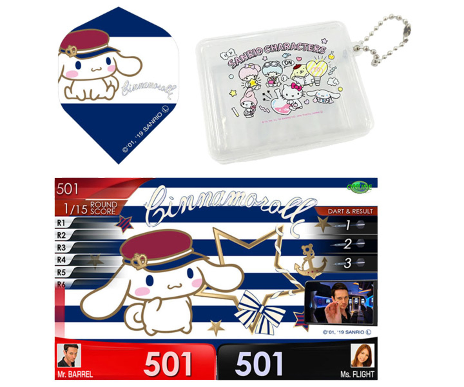 フライト ダーツライブ ケース入りサンリオキャラクターズ フライト Dartsliveテーマ シナモロール フライト ダーツライブ ダーツライブ ダーツショップ エスダーツ
