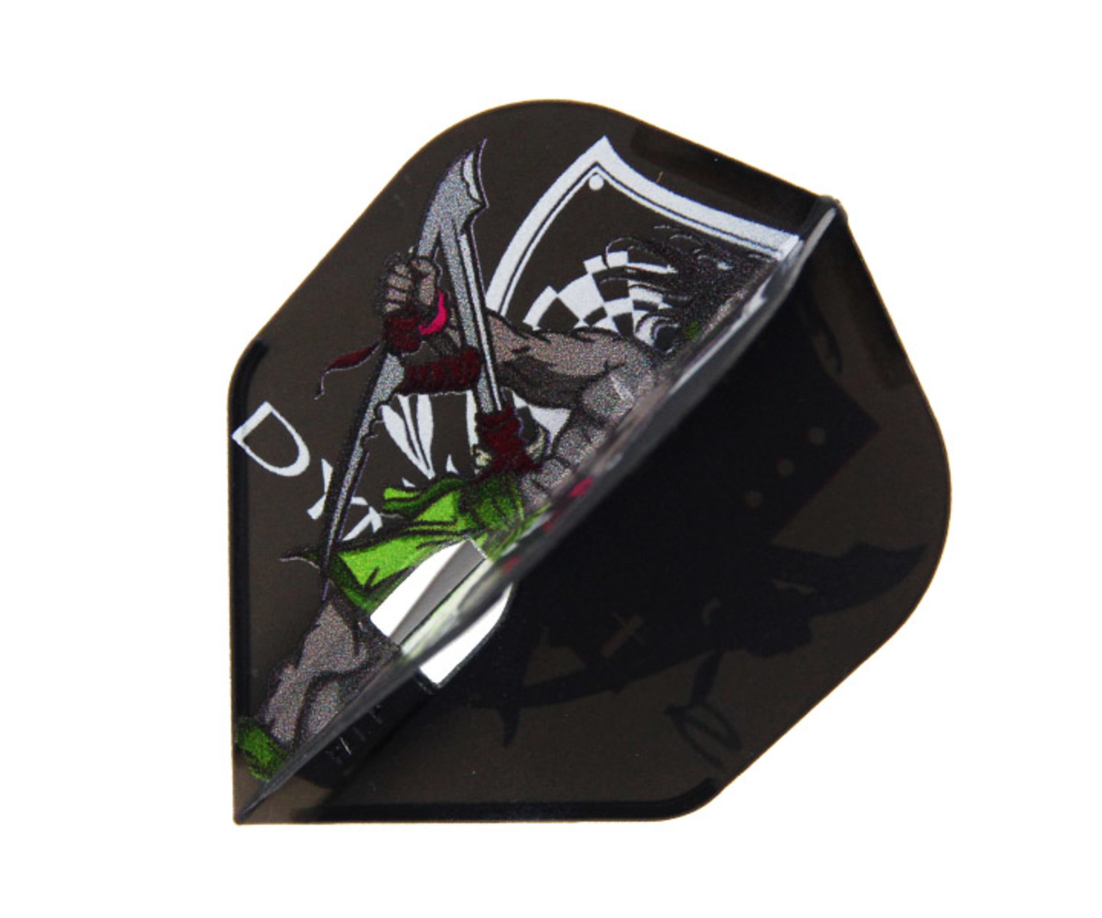 (未使用･未開封品)　エルフライト×ダイナスティー 水野剛モデル MIZUNO シェイプ ブラック p706p5g ダーツフライト【エルフライト×ダイナスティー】PRO 水野剛