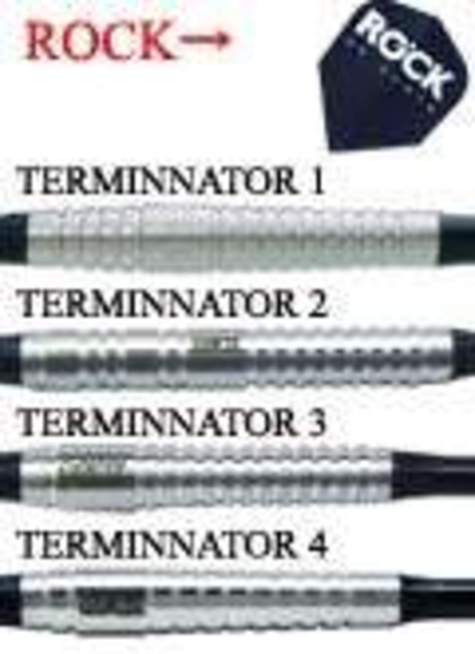 ダーツバレル【ロック】ロック UK Darts TERMINATOR3 Silver 20g｜ダーツ用品はエスダーツ 延べ70万人以上が利用している ダーツショップ
