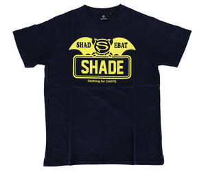 アパレル【シェード】SHADEBAT フェイスロゴTシャツ ネイビー XS
