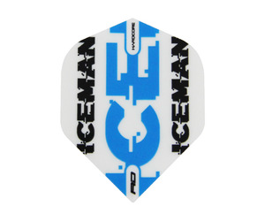 フライト【レッドドラゴン】ガーウェン・プライスモデル ハードコア スタンダード ホワイト&ブルー ロゴ