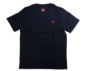 アパレル【ターゲット】Tシャツ ネイビーウィズレッド XL