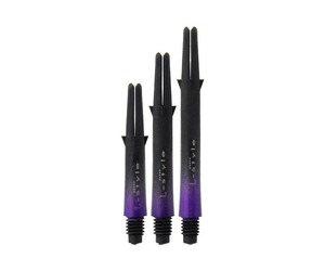 DARTS SHAFT【 L-style 】L-SHaft Carbon Straight Lock Gradation Black x Purple