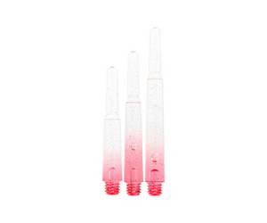 DARTS SHAFT【 Fit 】Spin Glitter Clear Gradation Red